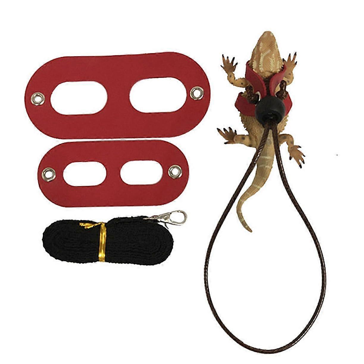 2 Pieces Lizard Leash Accessories for Gecko Enclosure Turtle Breeding Cable for Pet Transportation Lizard Harness Accessories Lizard Towing Rope