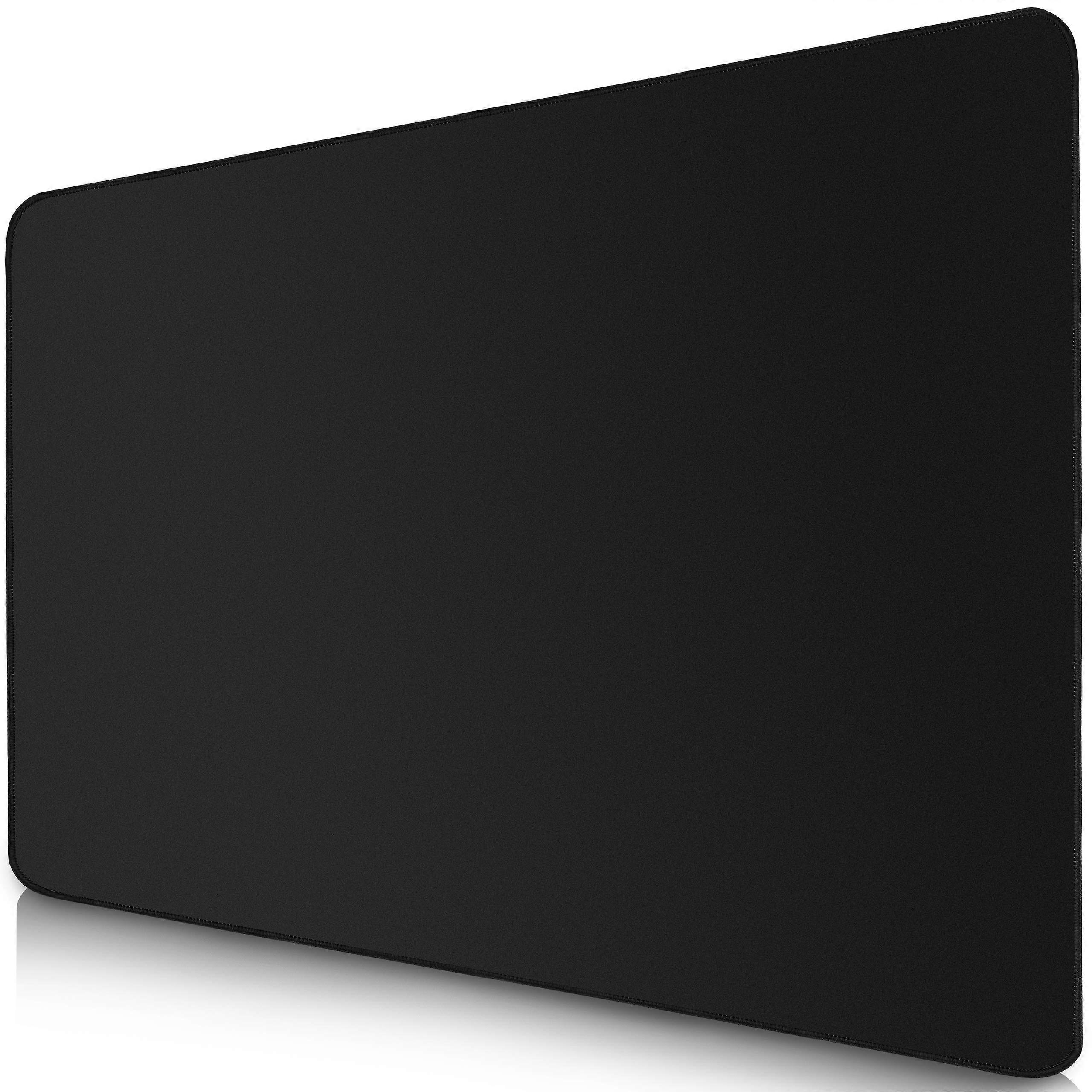 Gaming Mouse Mat, Black Non-Slip Surface for Speed and Precision, Fringe-Free Edges, Standard Size, Durable Material
