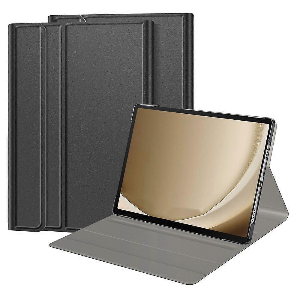 BulkSourcing PU Leather Case Compatible For Samsung Galaxy Tab A9+ Shockproof Full Body Stand Cover (without Keyboard)