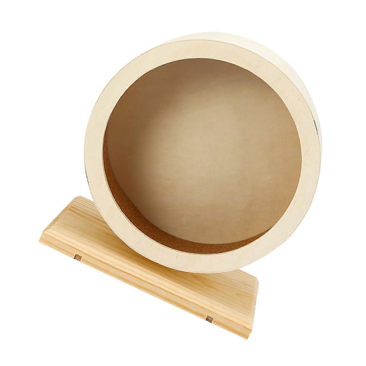 Running Wheel for Hamster and Small Pets - 23.3x20.5x7.9CM Quiet Balance Bike for Gerbil, Chinchilla, Hedgehog