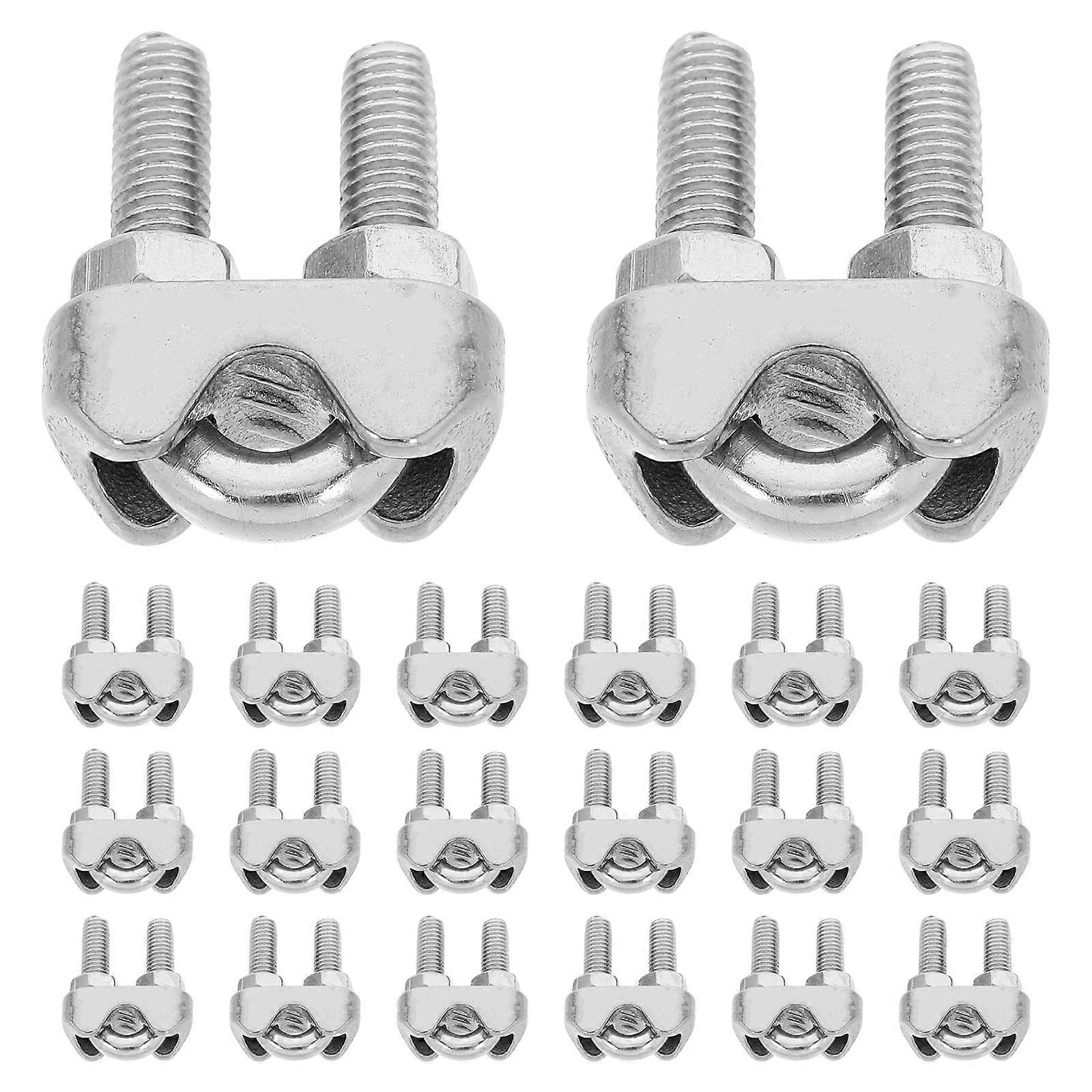 It looks like you're referring to a product listing for **U shaped stainless steel wire rope clamps**. These are commonly used in rigging,