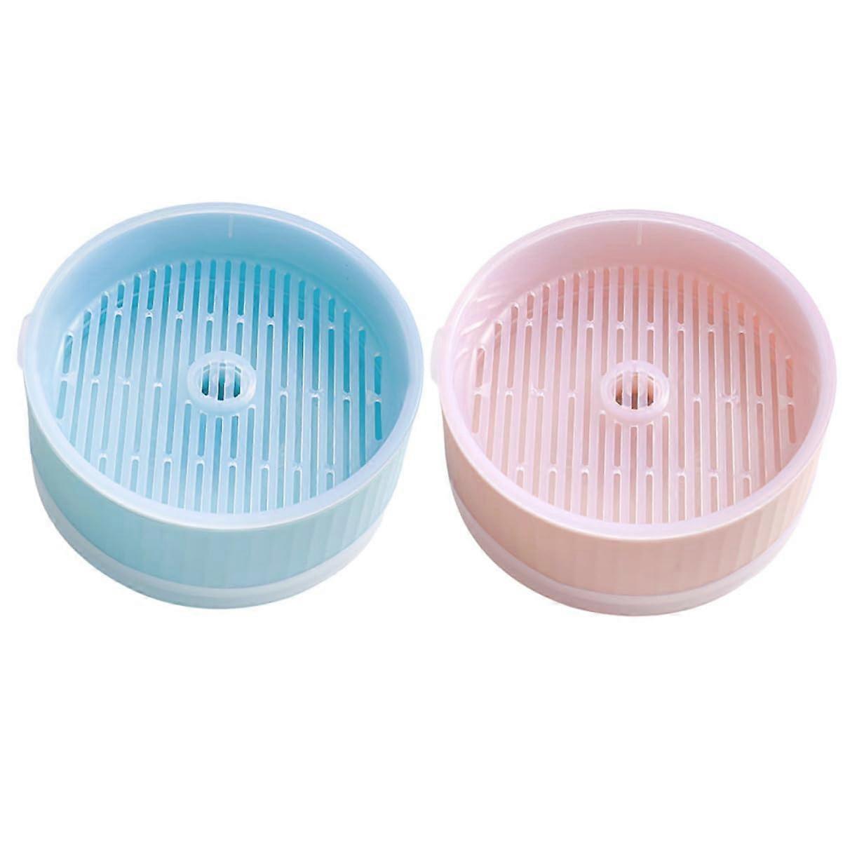 2 x Hydroponic Cat Plant Box for Cat Grass - Durable Soilless Plant Bowl, Practical Indoor Pet Garden Planter