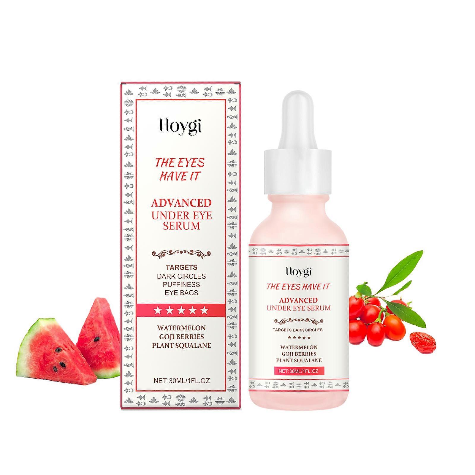 Revitalizing Anti-Wrinkle Eye Serum with Watermelon & Goji Berry Extracts - Hydrating, Firming, Lifting, 30ml for Youthful, Bright Eyes
