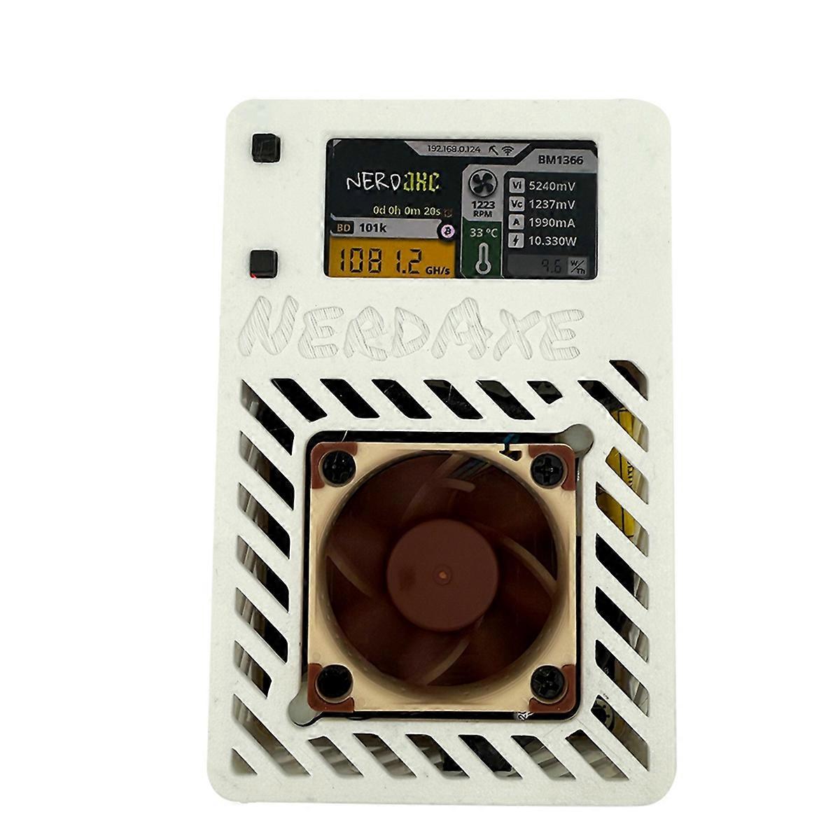 Miner Nerdminer Solo Lottery Miner 500Gh/S BM1366 ASIC Chip BTC Miner Super Silent Fan AU PLUG