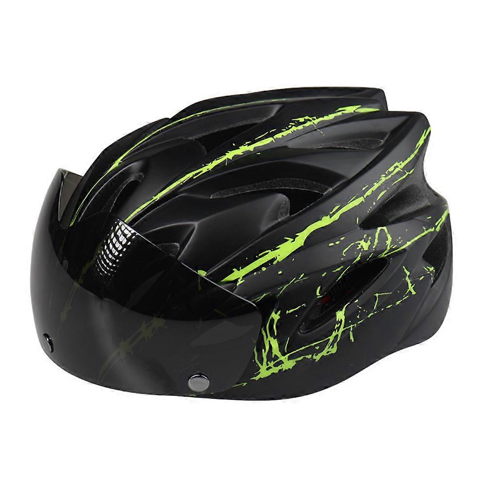 Bike Accessories Breathable Protective Helmet with Magnetic Goggles 1Pcs