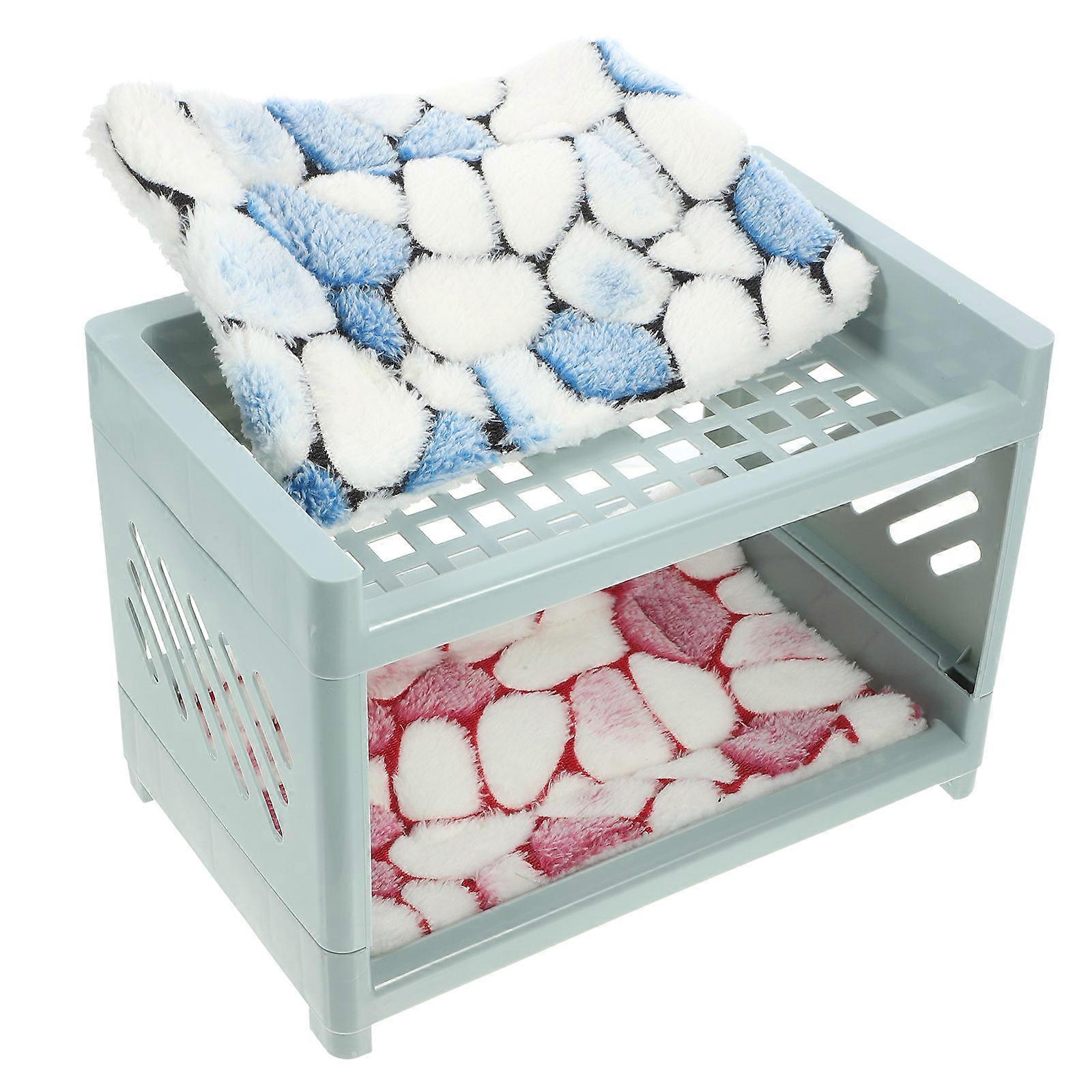 Convenient Hamster Bed Hideout Nordic Style Rest Area for Small Pet Owners 1Set
