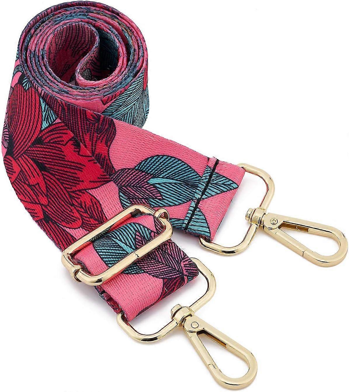 Adjustable waist belt, interchangeable shoulder straps for handbag