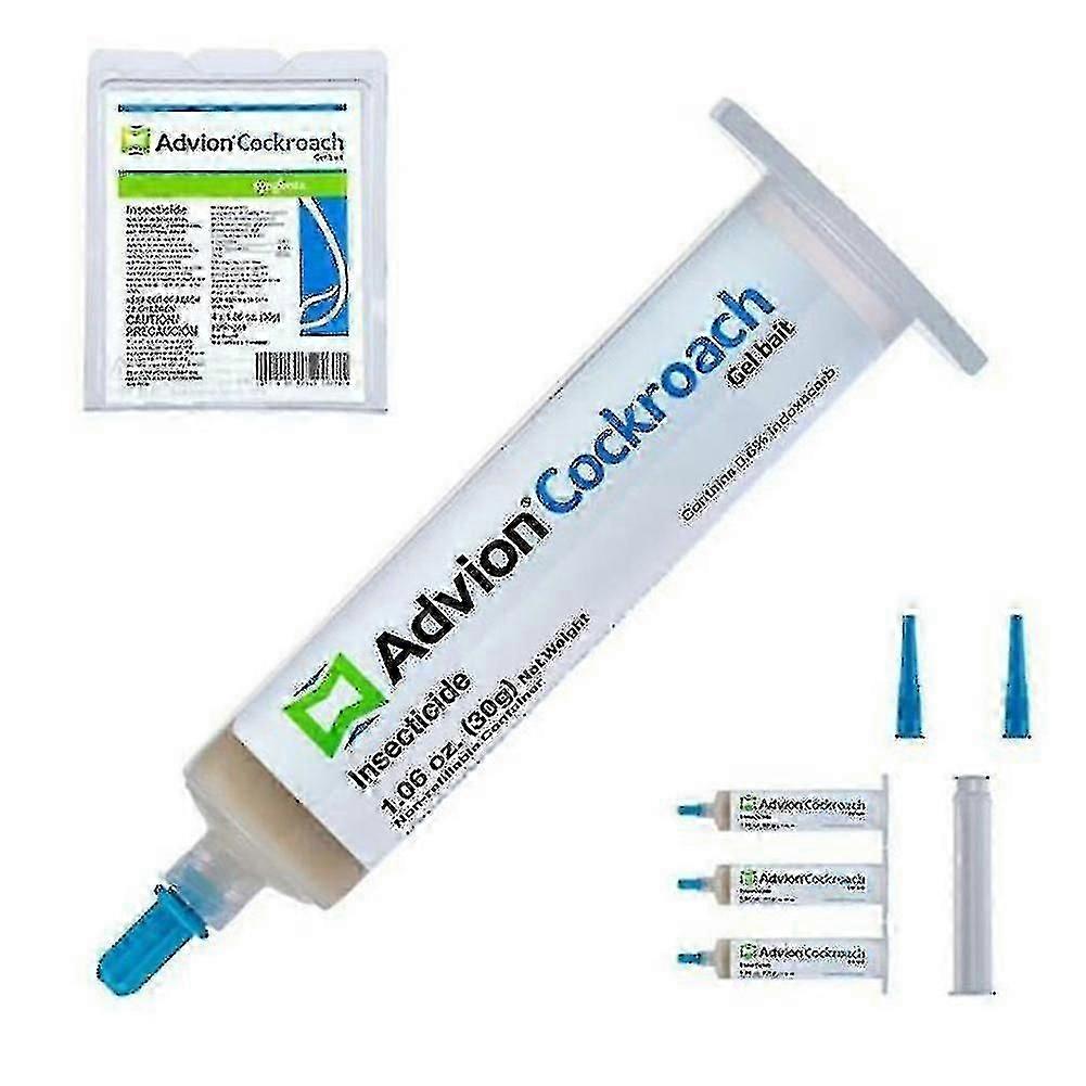 Cockroach Gel Bait Roach Pest Killer With Plunger Tip For Floor Kitchen Non-toxic