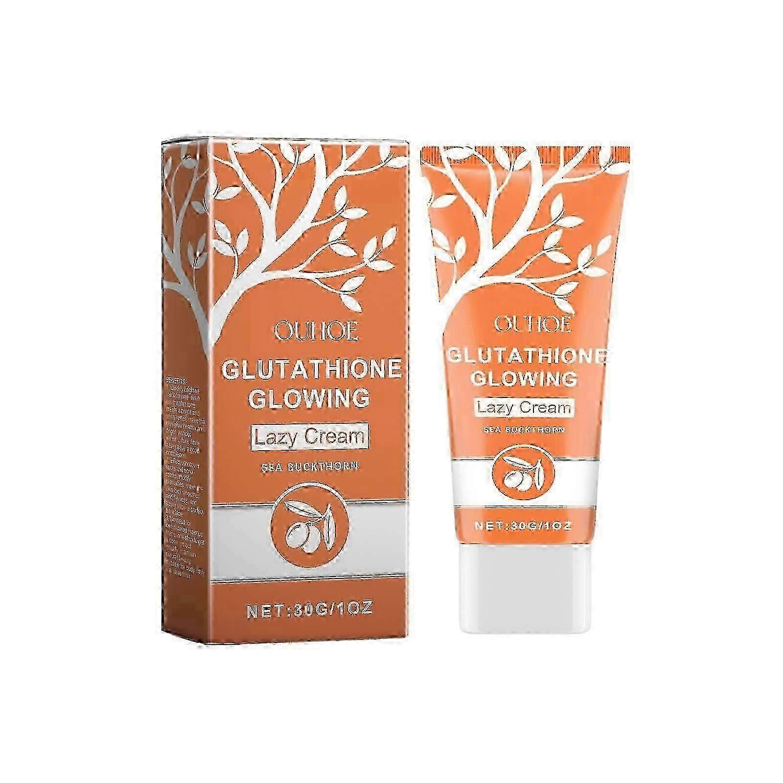 Ouhoe Natural Core Cream قاعدة للوجه مكياج مغذي مرطب طبيعي أبيض كسول بدون مكياج كريم أساسي طبيعي