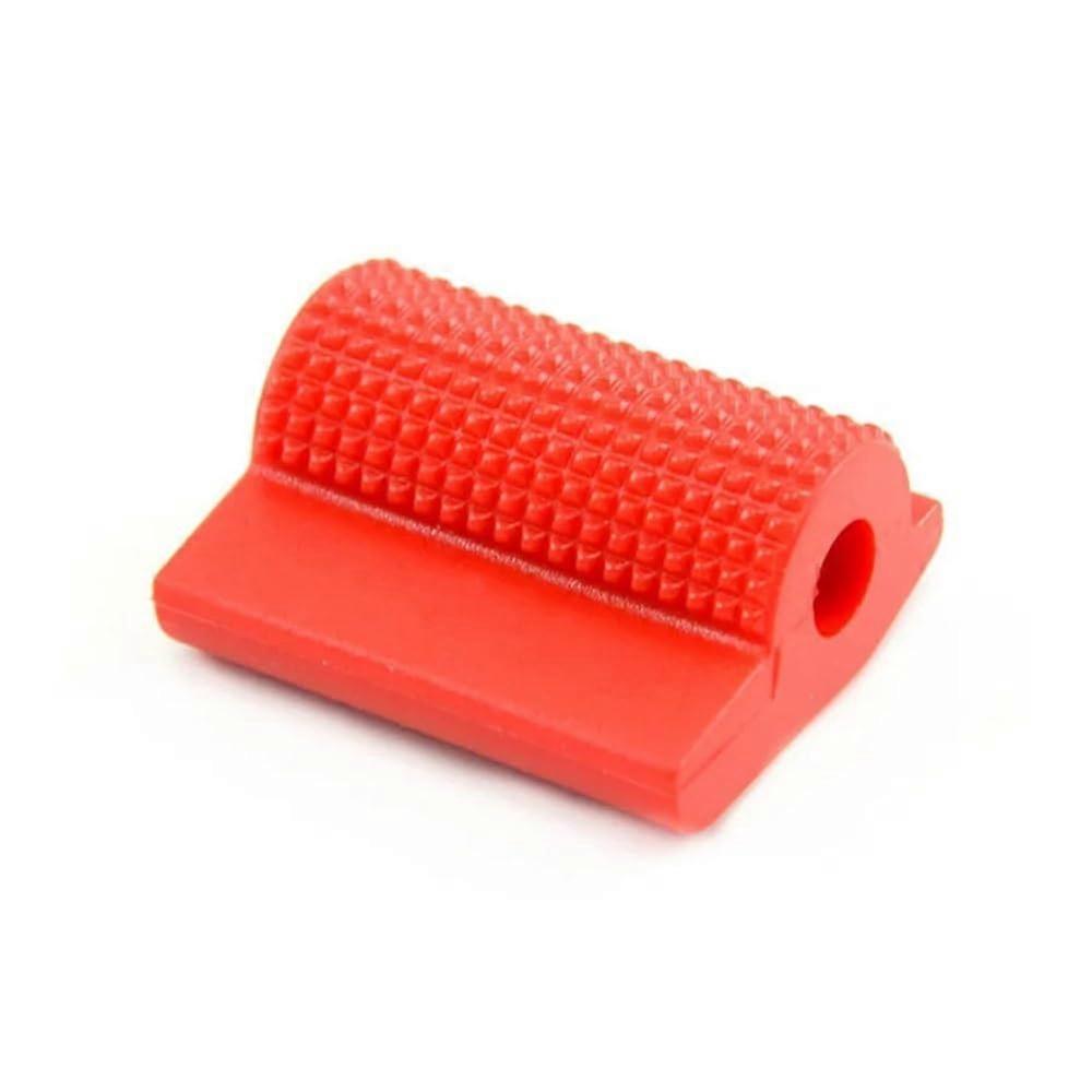 Folding Wheel Lever Replacement Universal Motorcycle Shift Lever Foot Peg Rubber Cover Red For Yamaha MT-07
