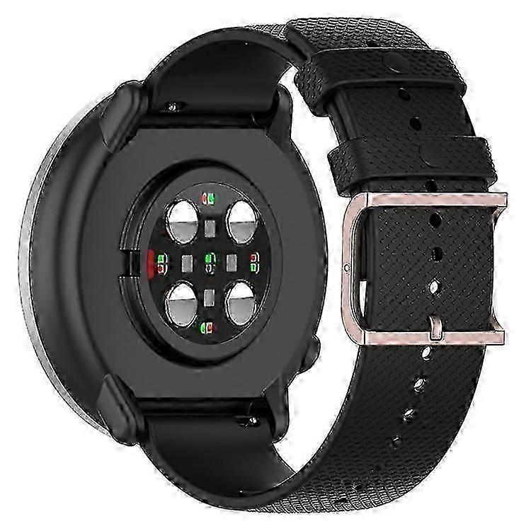 Bracelet de montre en silicone à pois, boucle carrée, compatible avec Polar Ignite/Ignite2/Unite/Pacer, 20 mm