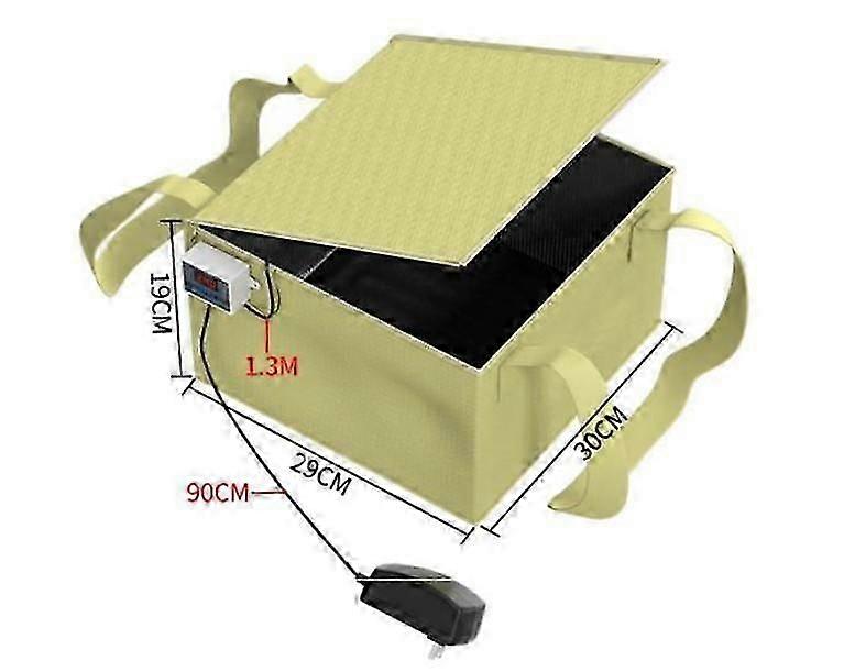 Dough Proofer with Heater, Fold Dough Proofing Box, Sourdough Bread Making Tools Kit for Making Bread, Yogurt, Natto and Handmade Soap