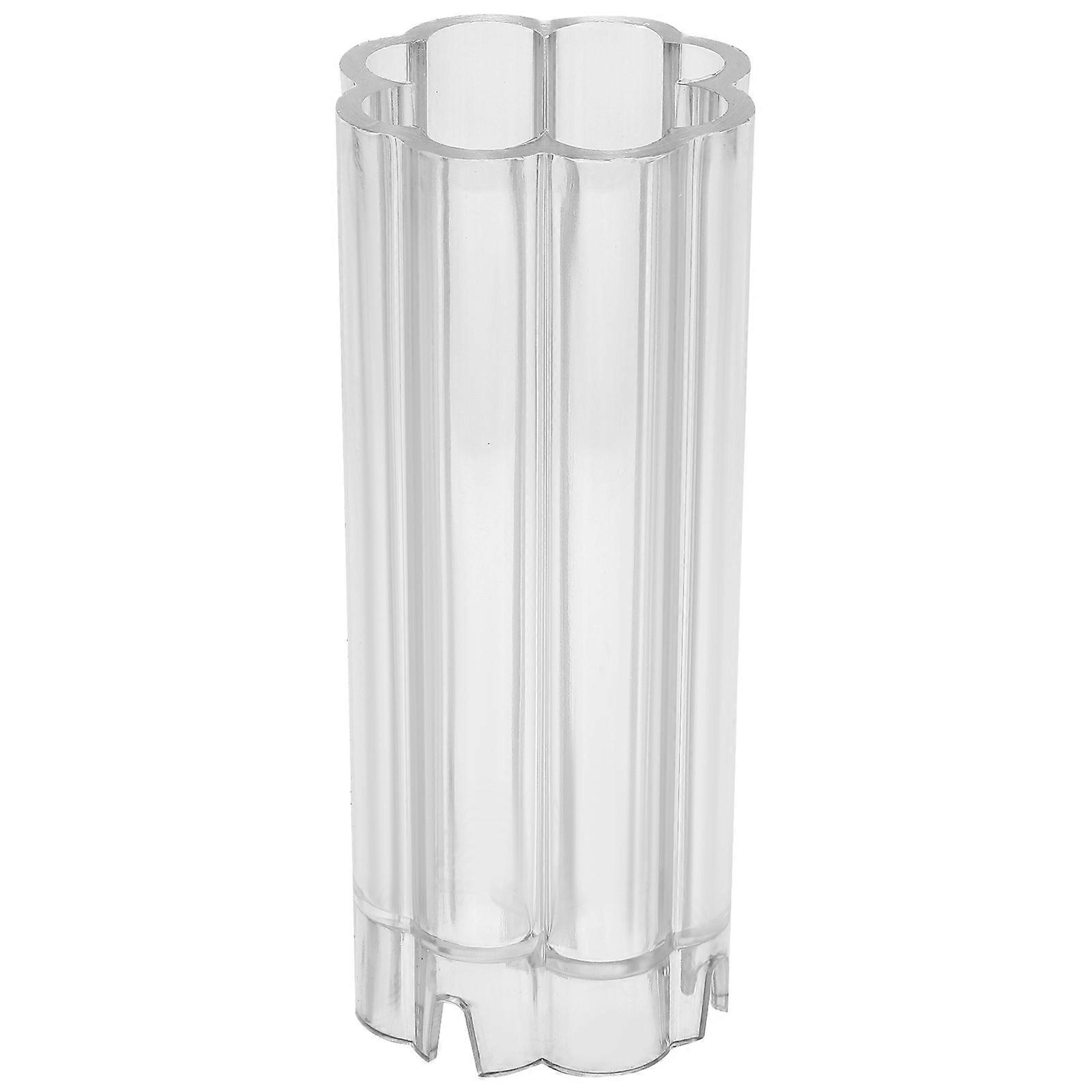 Transparent DIY Candle Mold with NonStick Surface for Acrylic Crafts and Scented Candles Geometrical Column Shaped