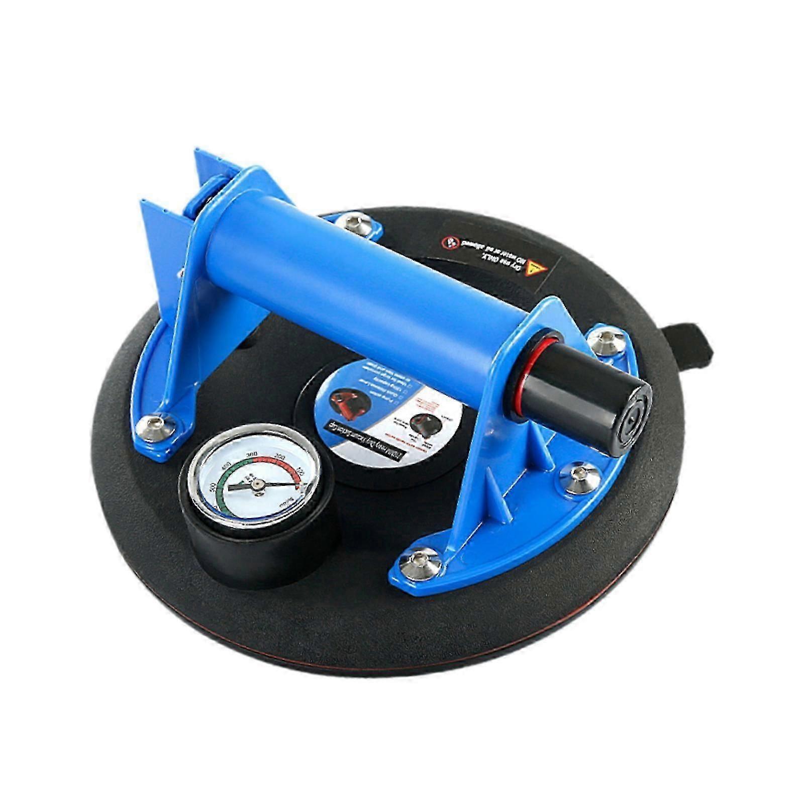 8-Zoll-Saugnapf mit Manometer, Vakuum-Saugnapf für Windschutzscheibenfliesen