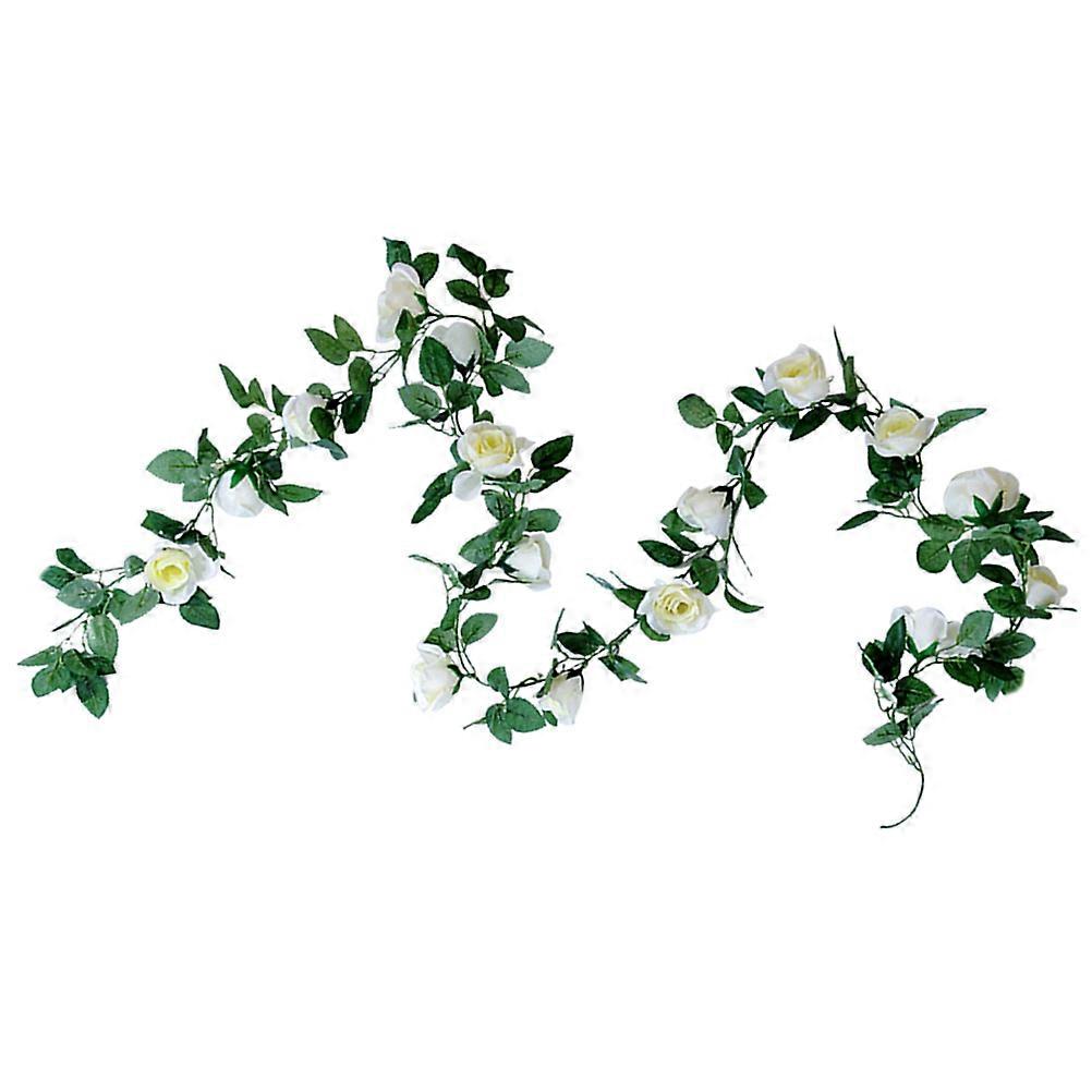 Garland Decoration Artificial Flower String For Home Party Balcony Table Decorations Ivory 220.00X6.00X6.00CM 1Pack