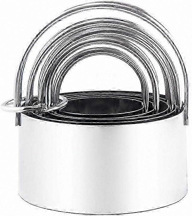 5-Piece Cookie Cutter Set with Handles, Assorted Shapes for Baking