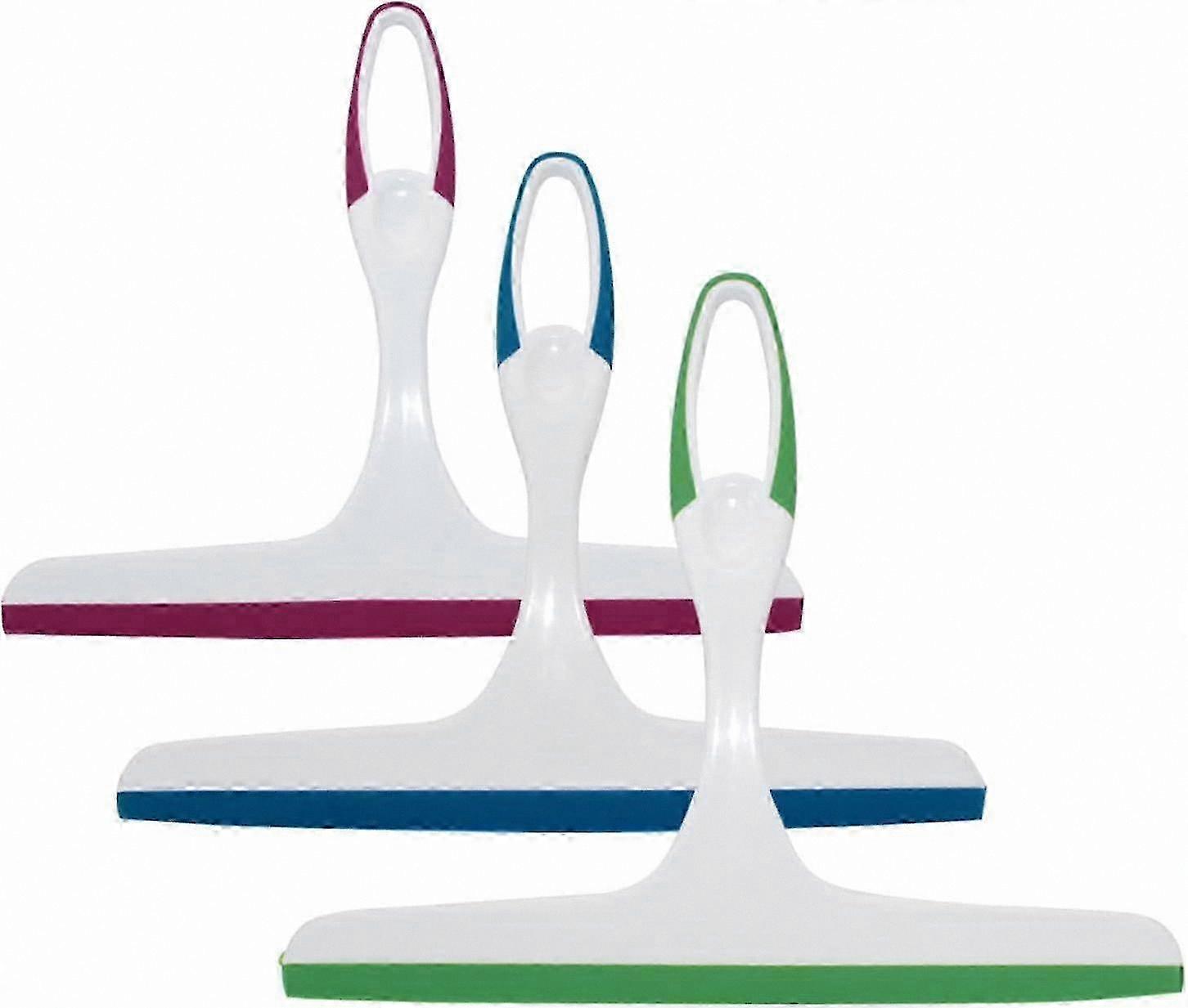 Multi-Function Rubber Squeegee with Hanging Hole for Shower, Glass, Car Windows Cleaning Tool