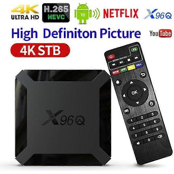 SURENHAP - X96Q Smart TV Box Android 10.0 Allwinner H313 Quadcore Media Player 1G + 8G 4K 2598660
