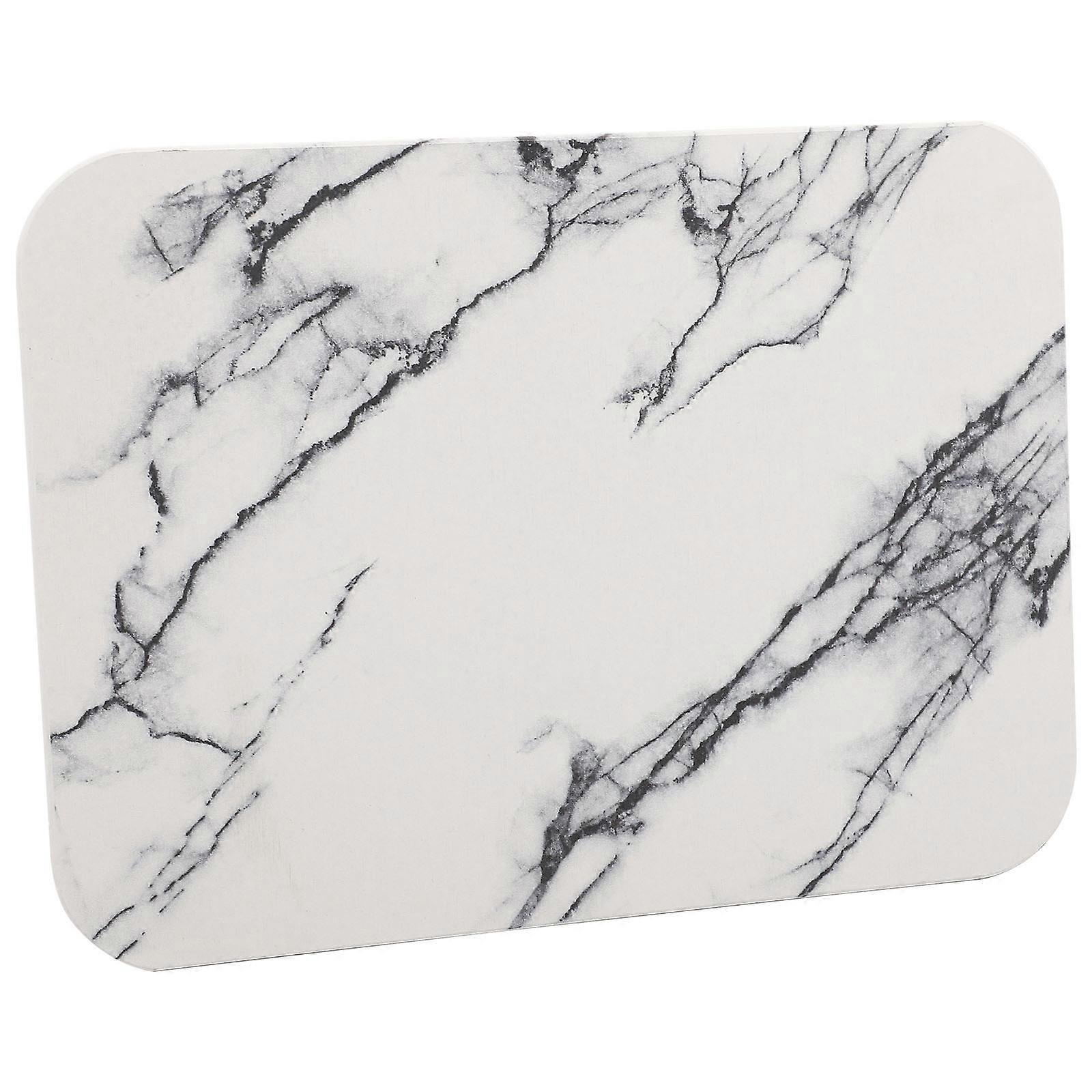 Diatom Mud Floor Mat Stain-resistant Rectangular Simple Design for Hallway 40x30x1cm 1Set