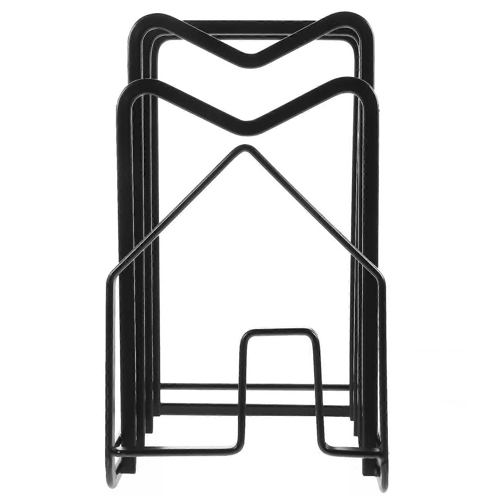 Multifunctional Kitchen Pot Cover Rack Iron Kitchenware Filter 1 Set Storage Rack