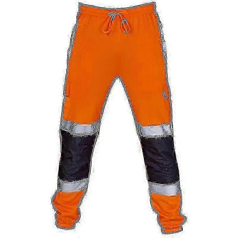 Hi Vis sweatpants for adults with elastic waist