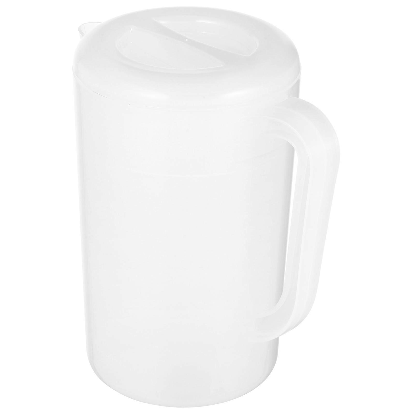 Water Pitchers For Drinking Water Large Capacity Juice Pitcher Families Everyday Use Wide Mouth 2500ml 1Pack Simple Design