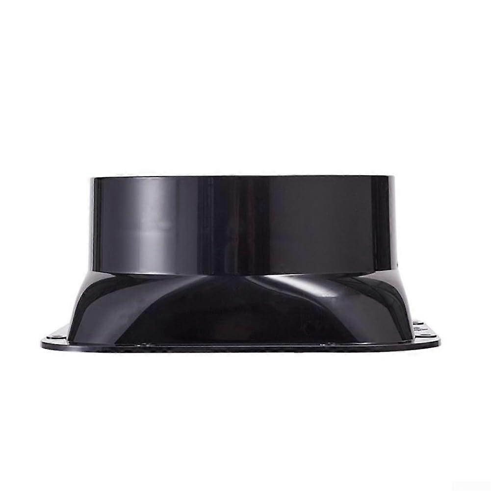 ABS Plastic Square Flange Duct Connector 100#, Improved Airflow Efficiency, Compatible with Standard Duct Sizes