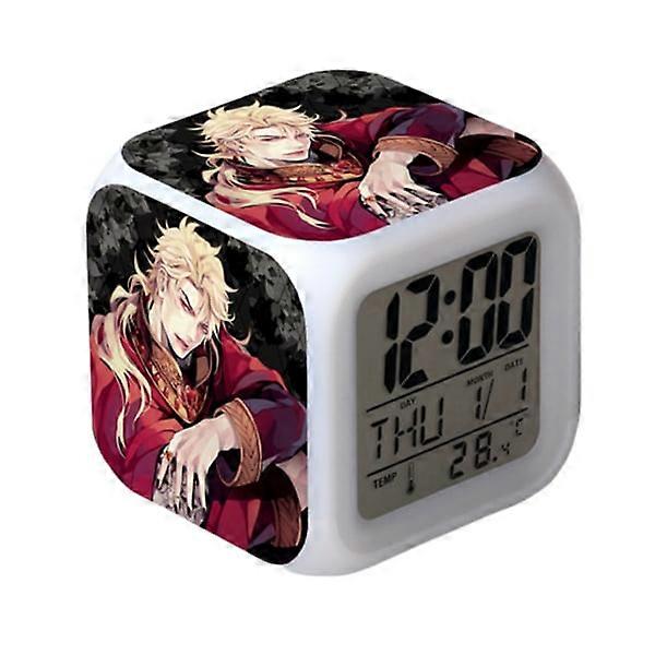Anime Alarm Clock, One Piece LED Square Digital Clock