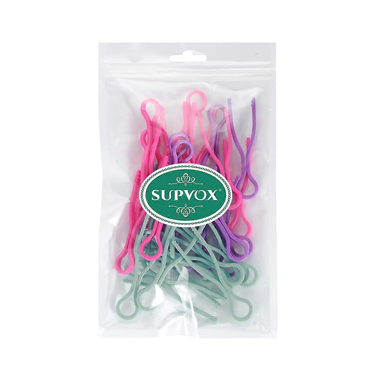 Sewing Bobbin Clips Set of 30 Lightweight Plastic Thread Holders for Organized Sewing Supplies Assorted Color