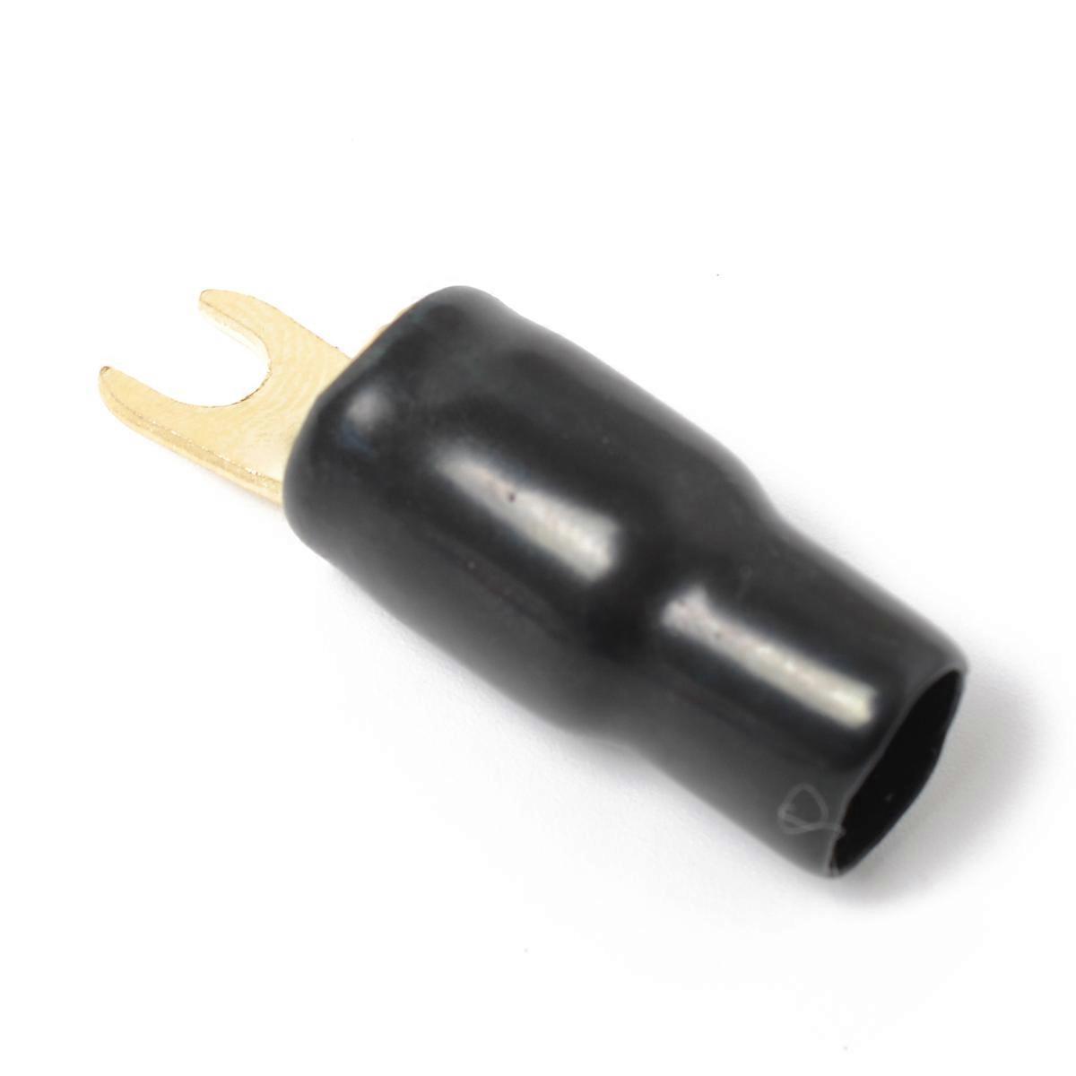 Copper 4 Gauge Spade Terminal Connectors For Audio Enthusiasts 10 Pairs Assorted Color Crimp Connection