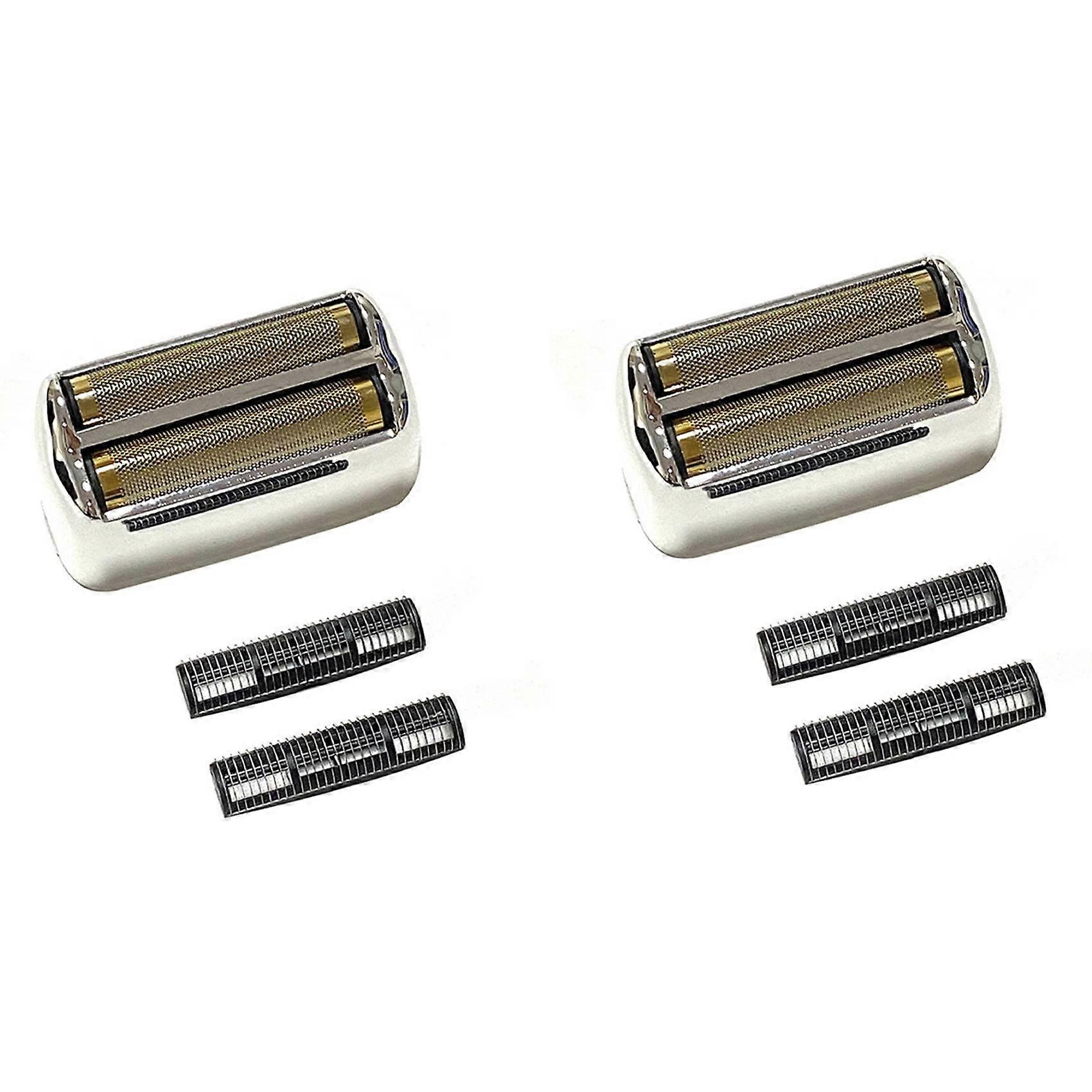 2X Hair Clipper Cutting Head For Brightener PRO, Foil Cutter Blade, Hair Clipper Accessory, Silver