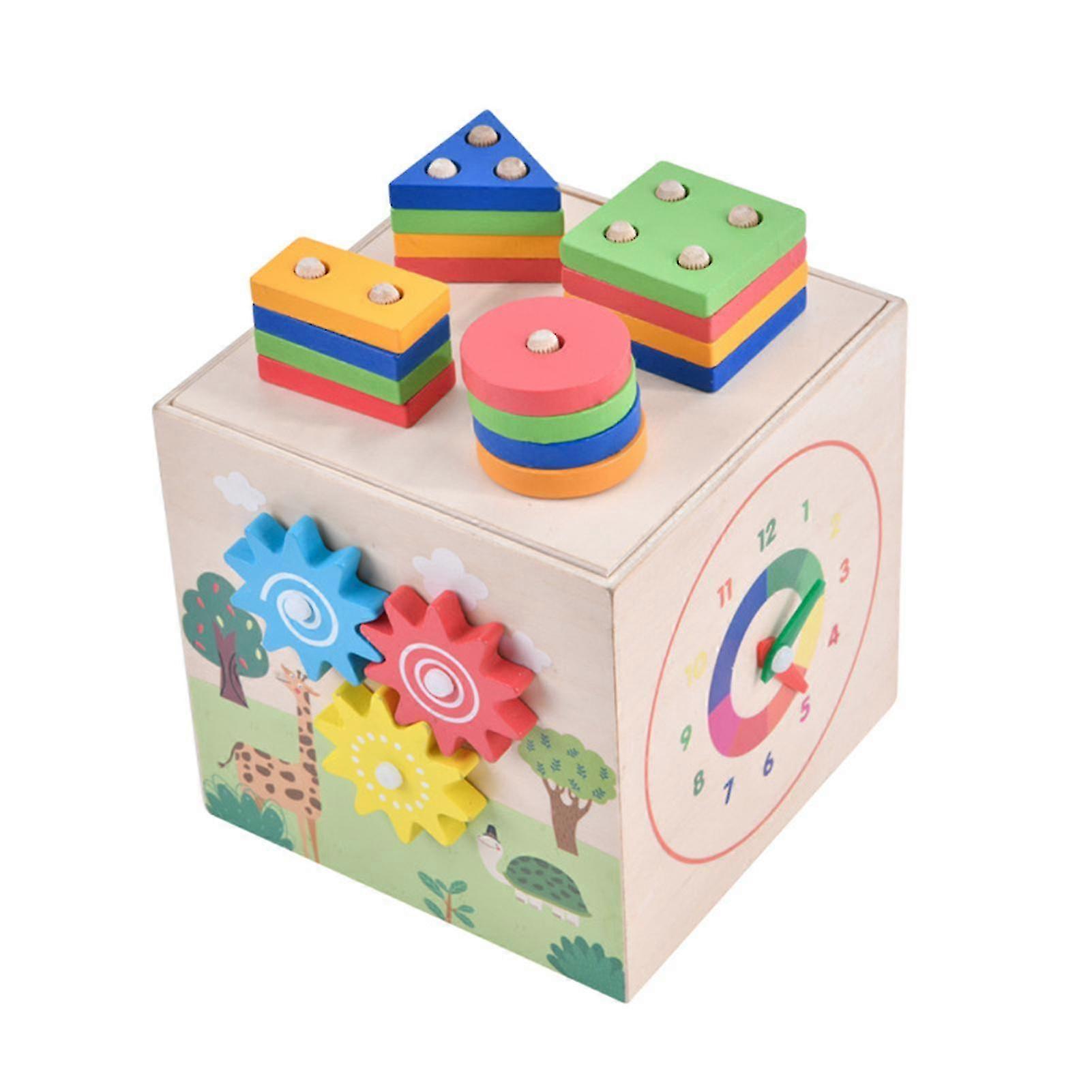 2025 Wooden Intelligence Box Toy Multifunctional Educational Puzzle Intelligence Box Toy For Baby's Brain Development
