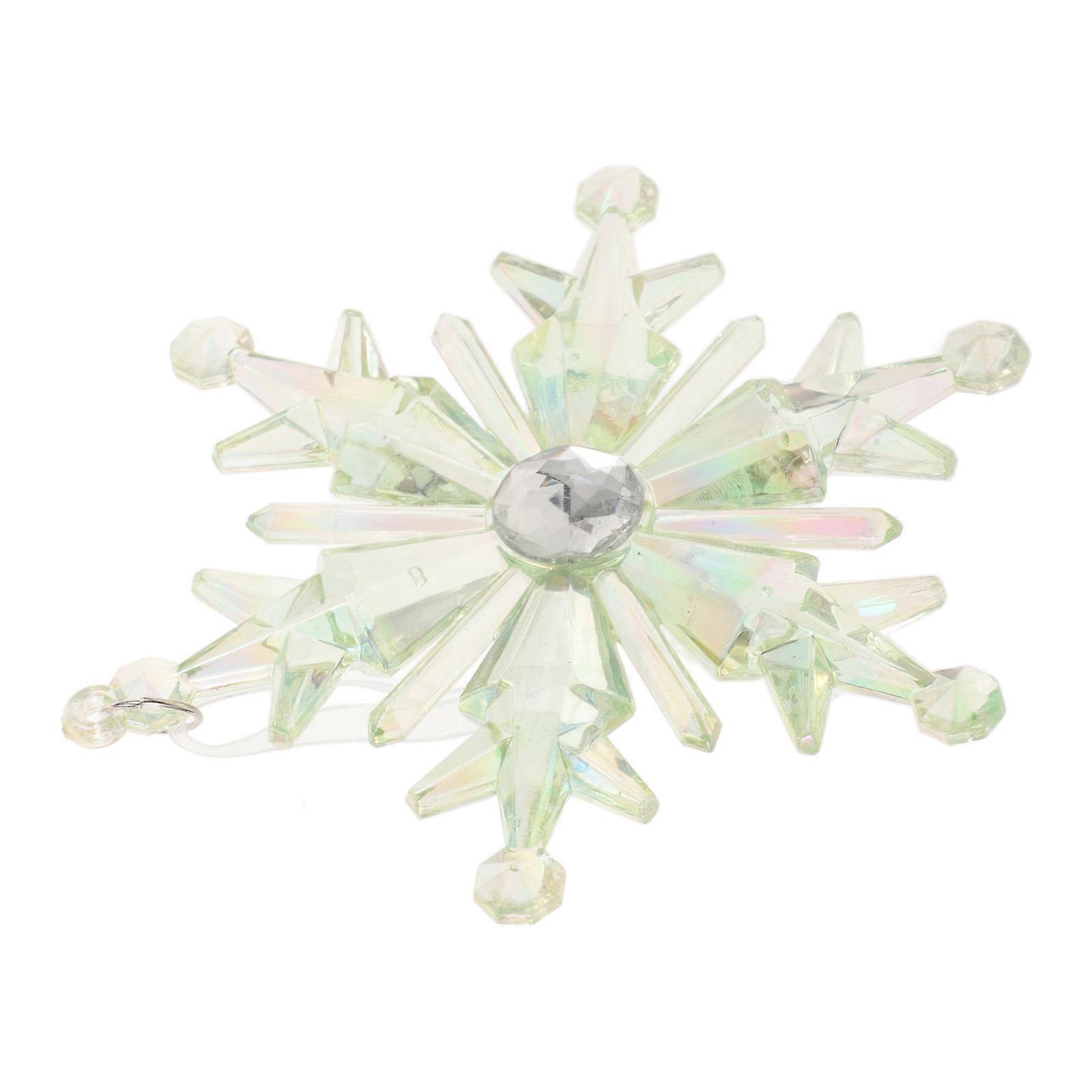 Iridescent Snowflake Ornaments for Decoration with Acrylic Material Assorted 8x4 6 Inch