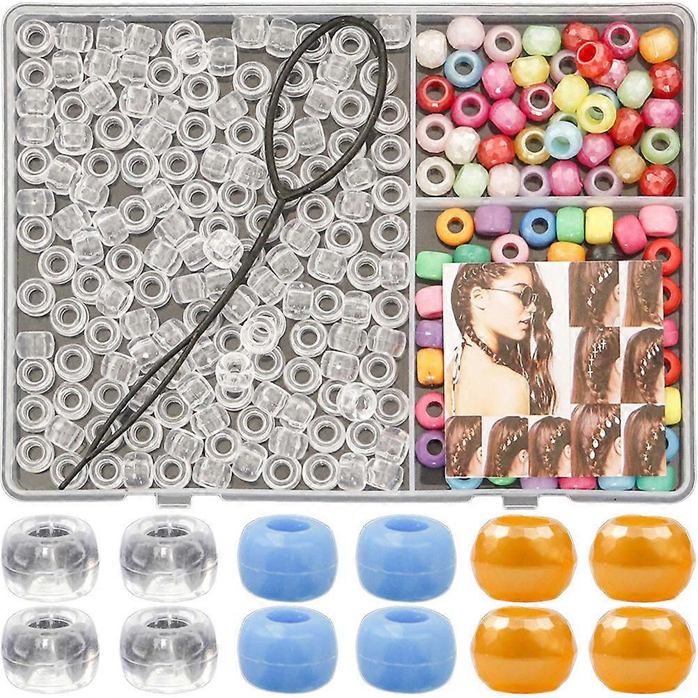 Hair Extension Ring for Decor Multi Color Plastic Accessories Set of 1
