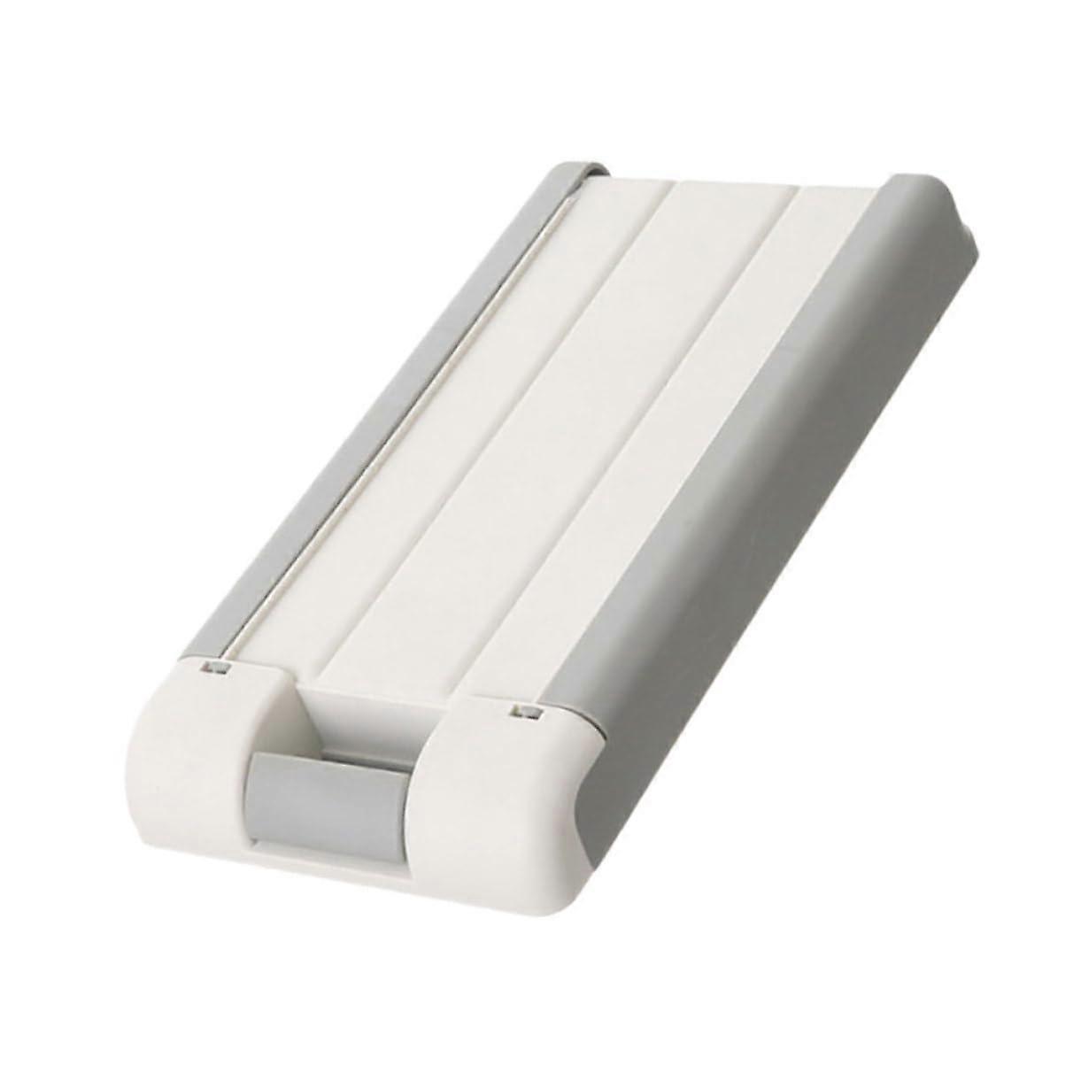 Under Desk Organizer Gray Storage Box, Durable Material, Space-Saving, 1-Piece, For Office and School