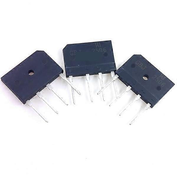 10PCS/Lot GBJ2506 25A 600V Rectifier Bridge Rectifier Bridge Stack Flat Bridge DIP4