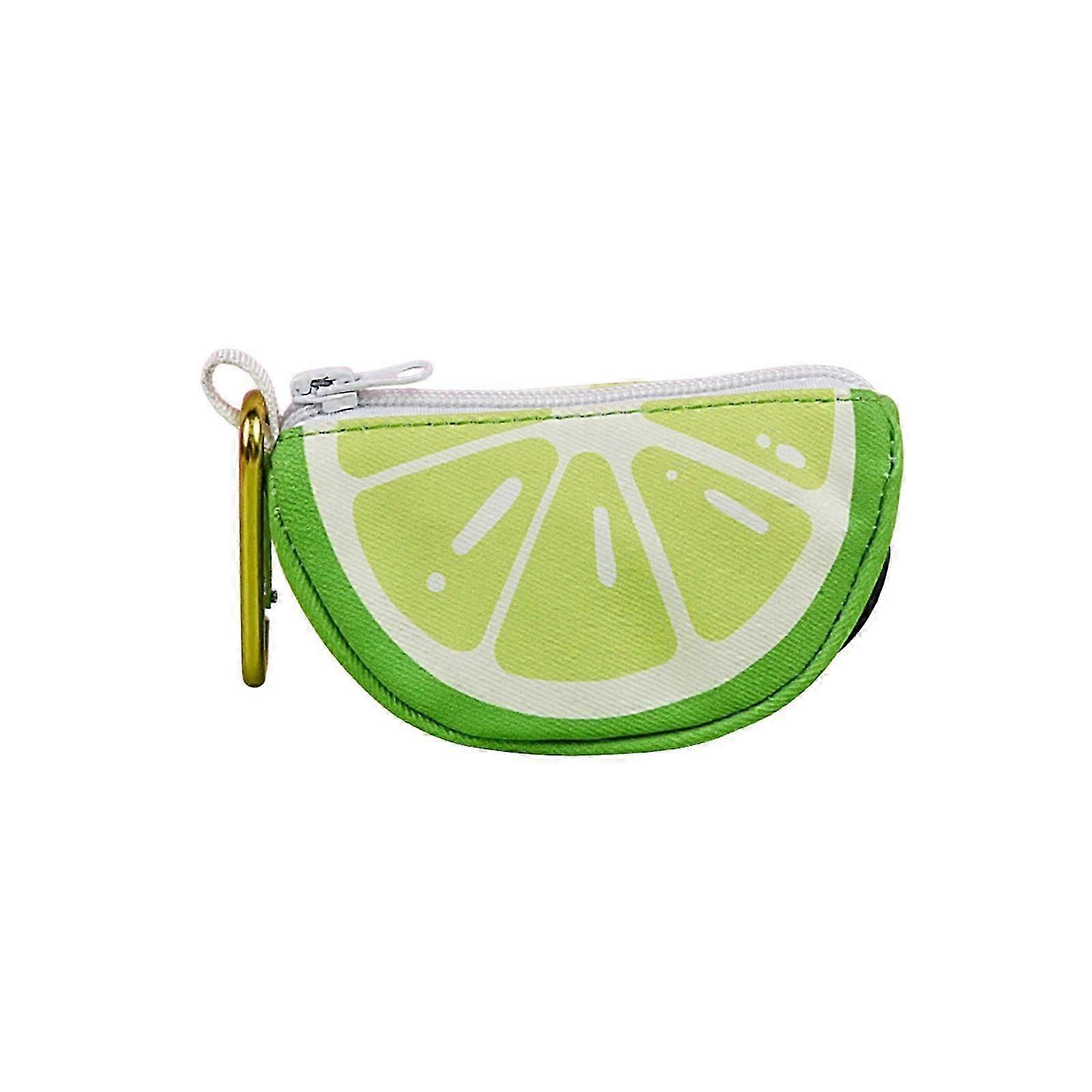 Suporte para sacos de cocô de animal de estimação Conveniente com estampa de frutas com zíper Suporte para saco de cocô de cachorro para animais de estimação ao ar livre Andando Correndo Fornecimento para animais de estimação