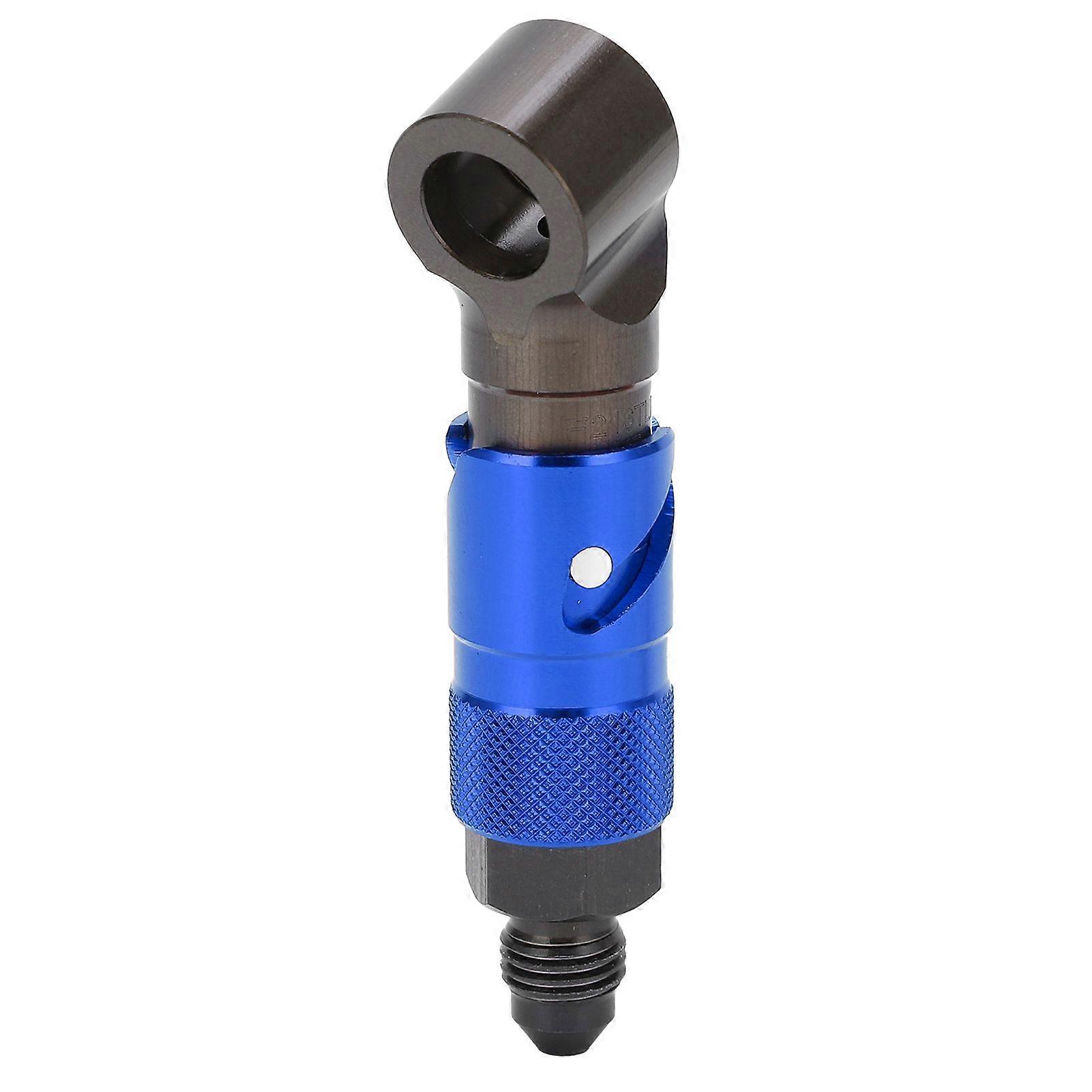 Brake line quick release adapter for oil fuel fluid hose universal curved