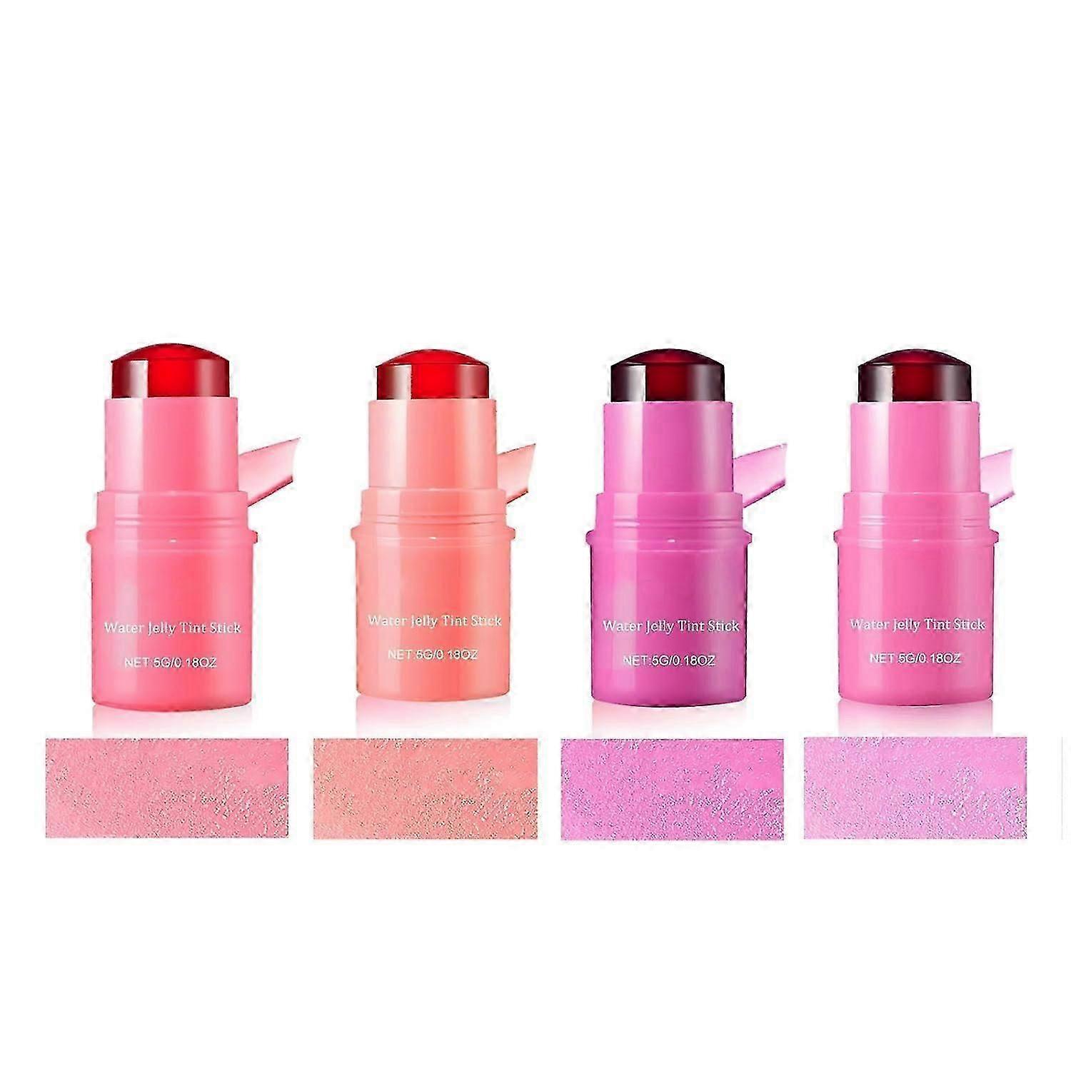 Lait Maquillage Eau De Refroidissement Gelée Teinte Lèvre, Pure Lip & Cheek Stain, Buildable Watercolor Finish, 1 000+ Swipes Par Stick Lait Maquillage Refroidissement Eau Gelée T