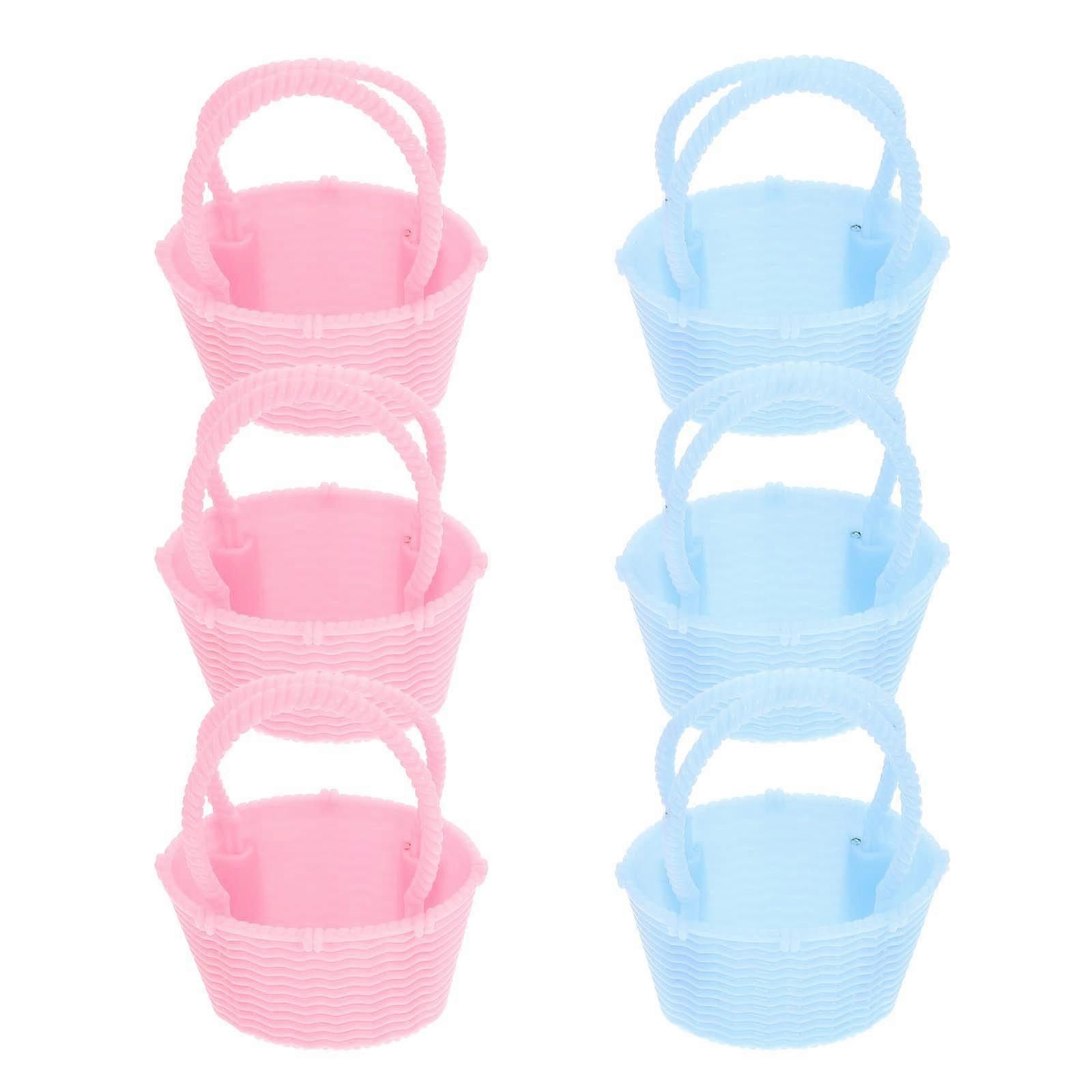Multi-functional Plastic Basket for Flowers and Fruits, Easy to Carry
