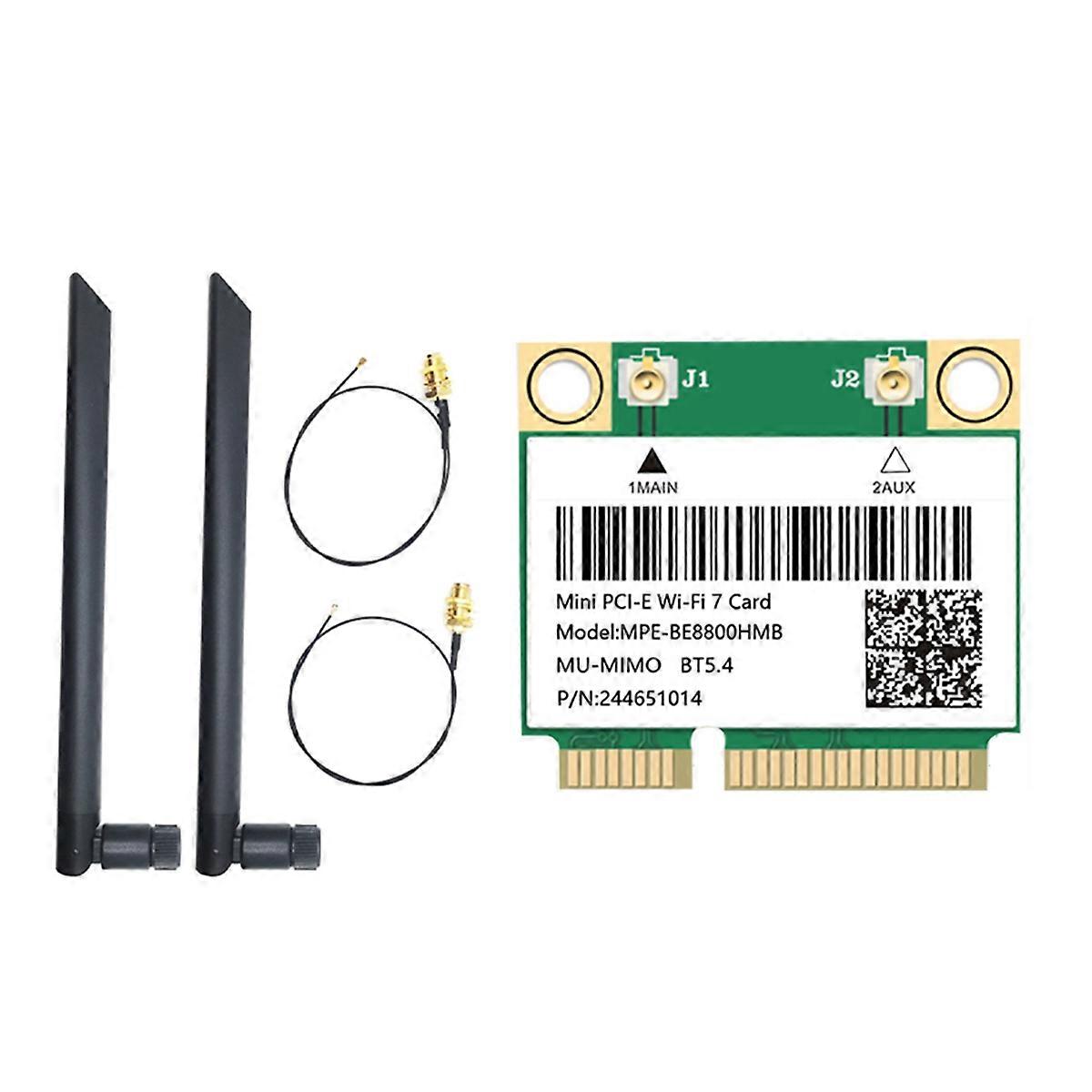 BE200 WIFI7 Mini-Pcie 8774M Tri Band 2.4G/5G/6Ghz Wireless Network Wifi Card Adapter WiFi 7 Adapter for Win10/11
