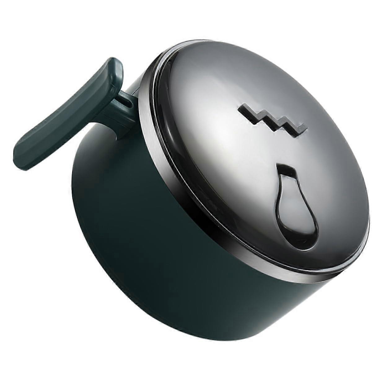 Instant Noodle Bowl with Lid and Handle, Portable Heat-Resistant Green Container for Ramen, Rice, Salad, and Soup