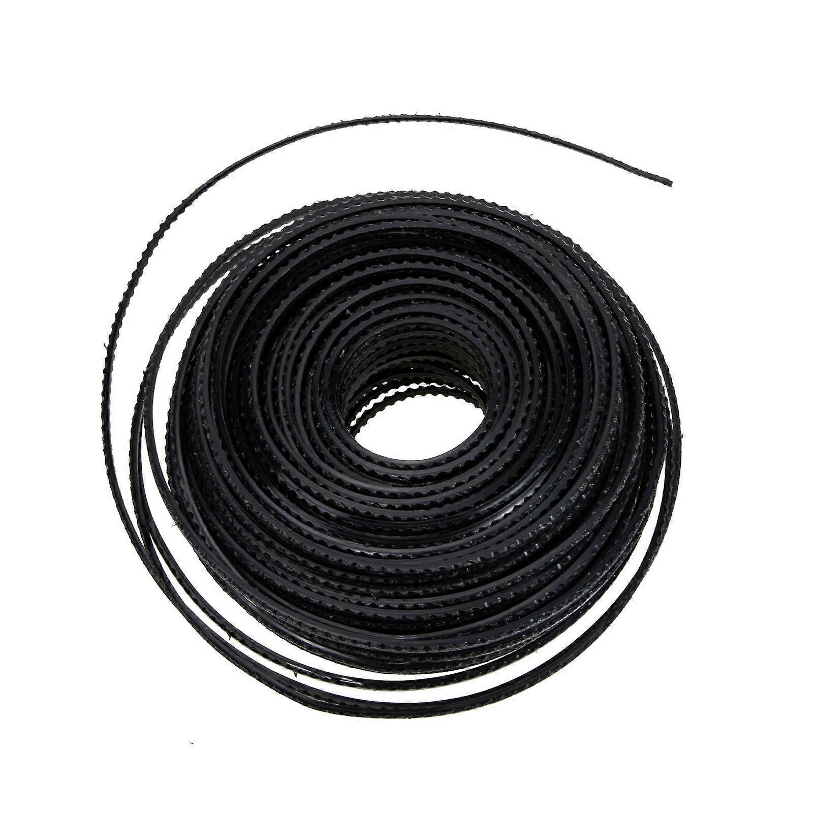 Black Steel Mower Line for Lawn Trimmer Replacement Durable and Wear Resistant 0.125 inch diameter