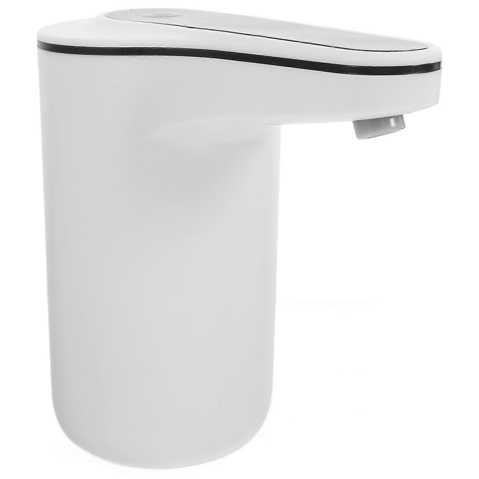 White Portable Water Dispenser Pump with USB Electric Function for Countertop Use 0.5gal