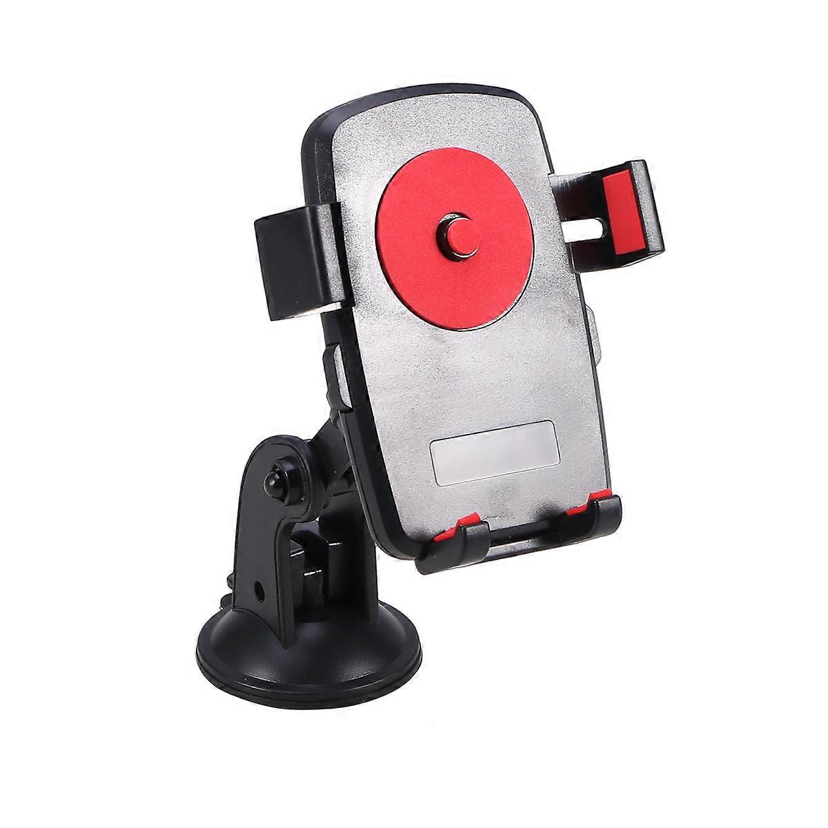 Universal Car Dashboard Phone Holder 360 Degree Rotation Function For Drivers Red .5x7x8.5cm 1Pcs