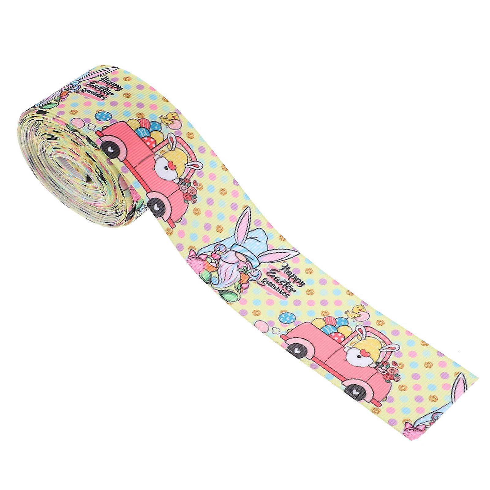 Elegant Polyester Ribbon Bows 1 Roll 38mm Wide Assorted Color For DIY Hand-Made Gift Wrapping And Spring Party Decor