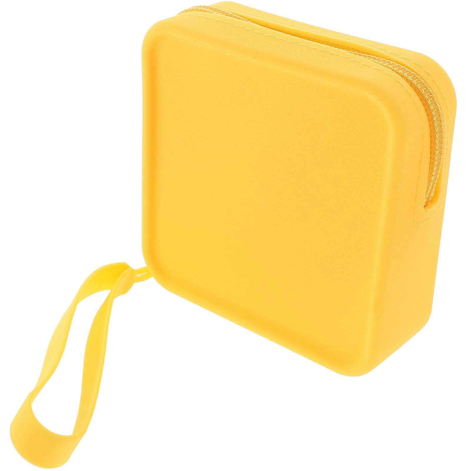 Rectangular Silicone Dog Training Treat Pouch For Outdoor Walks And Pet Owners 3.9X3.9X1.2In Zipper Function 1 Set