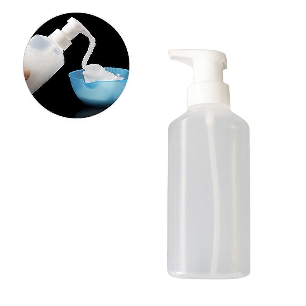 Reusable Foam Dispenser Bottle with Column Pump Leak Proof Travel Container for Shampoo, Lotion, Body Wash – Durable & Flexible Press Dispense Bottle