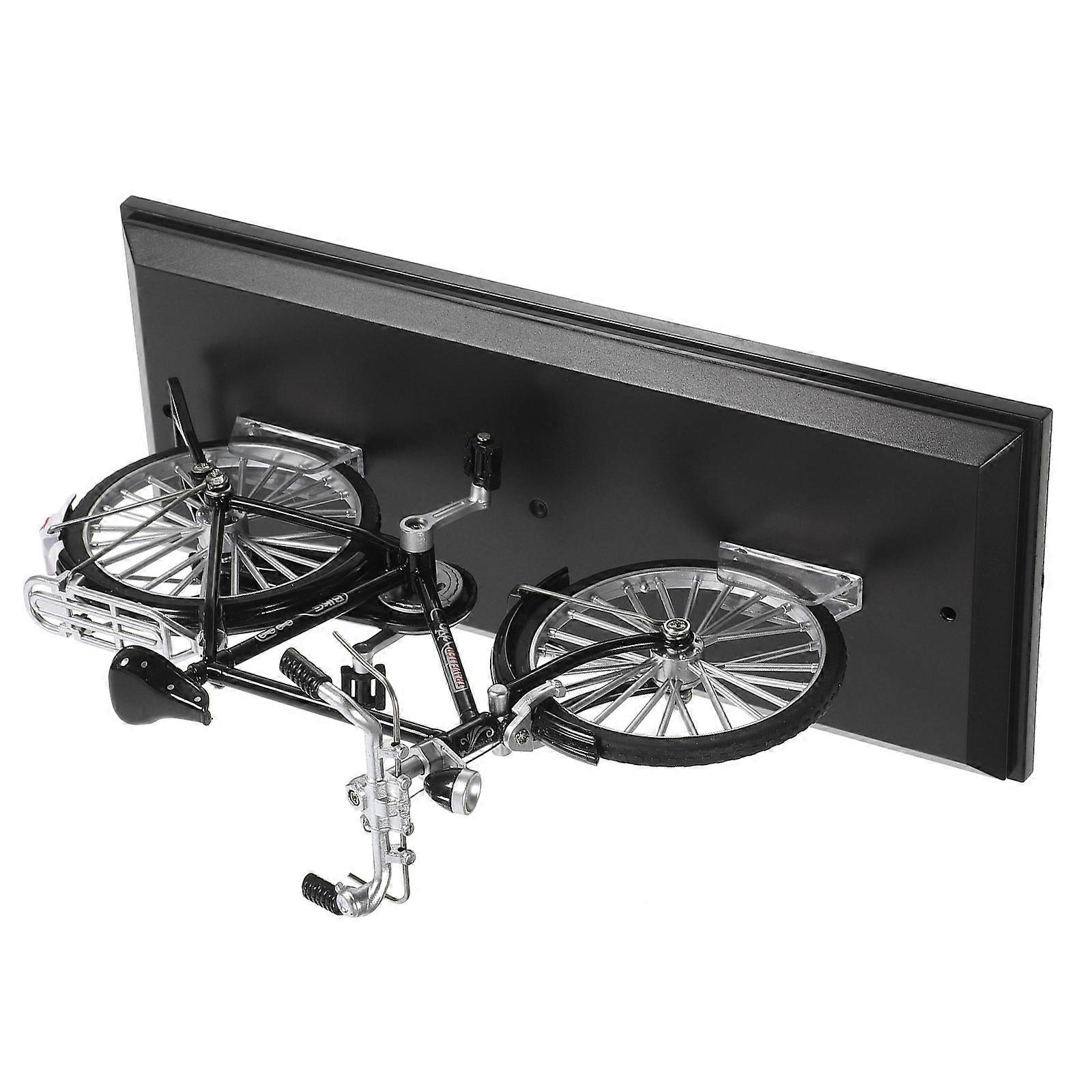 Miniature Vintage Bike Model Decorative Figurine for Desktop Display