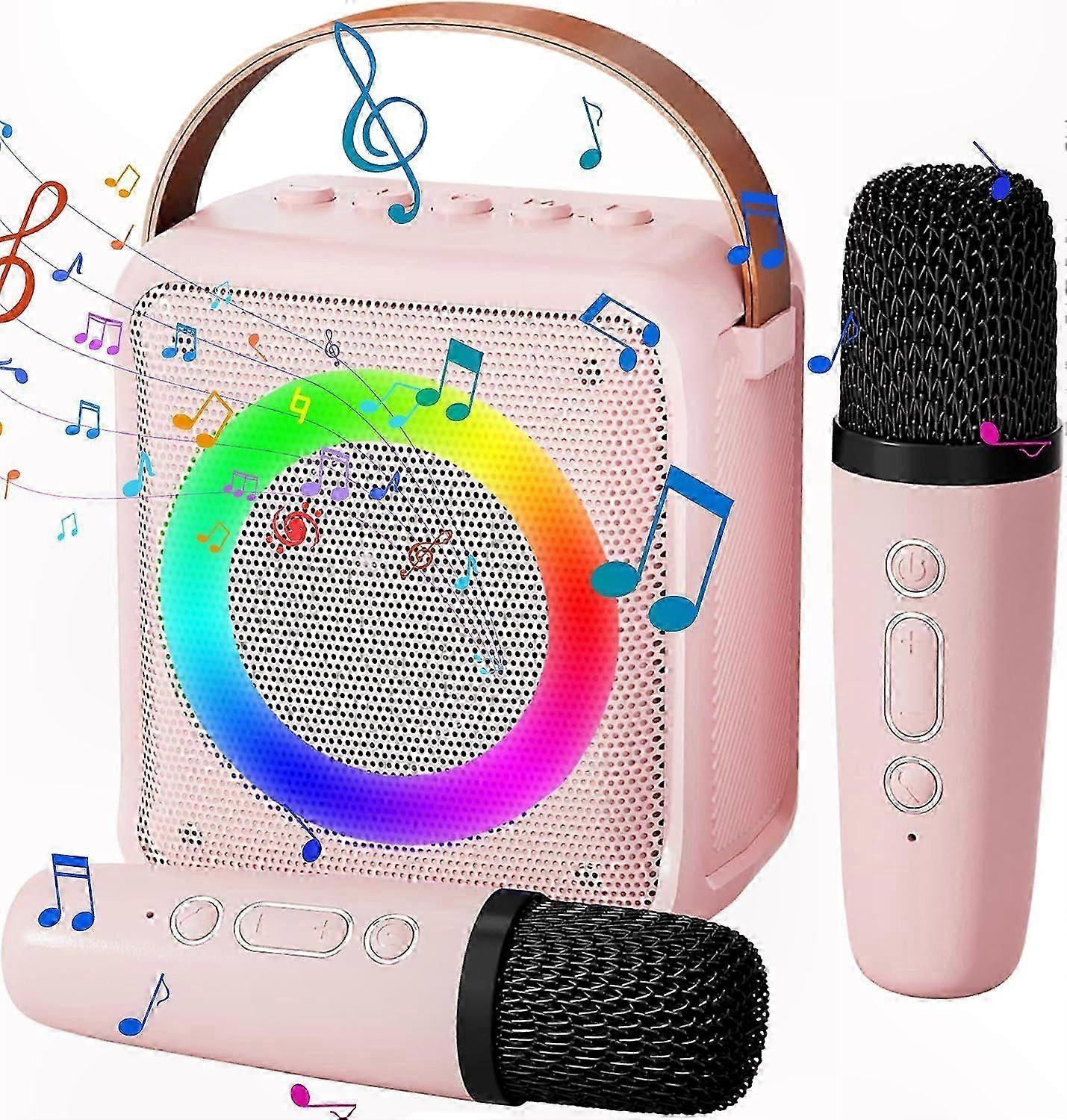 Portable Karaoke Speaker with Bluetooth, Music Entertainment System for Singing and Fun